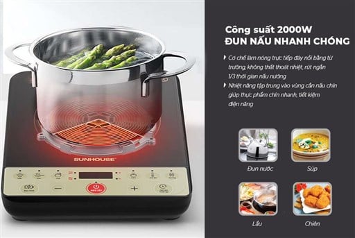 Bếp từ đơn Sunhouse SHD6165 – ảnh 6