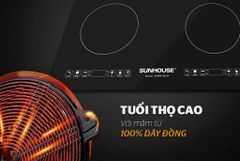 BẾP đôi ĐIỆN từ SUNHOUSE SHB9108-S ảnh 7
