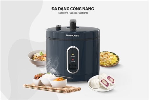 Nồi cơm điện 1.8L Sunhouse SHD8632 – ảnh 6