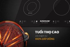Bếp đôi điện từ hồng ngoại Sunhouse SHB9106-ES ảnh 8