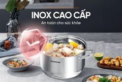 Nồi inox 3 đáy Sunhouse SHG301-24 ảnh 6
