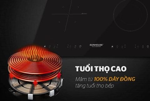 Lắp đặt Bếp từ hồng ngoại Sunhouse SHB9105MT – ảnh 7