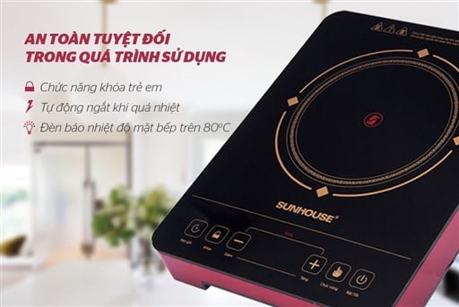 Bếp hồng ngoại cảm ứng Sunhouse SHD6014 – ảnh 7