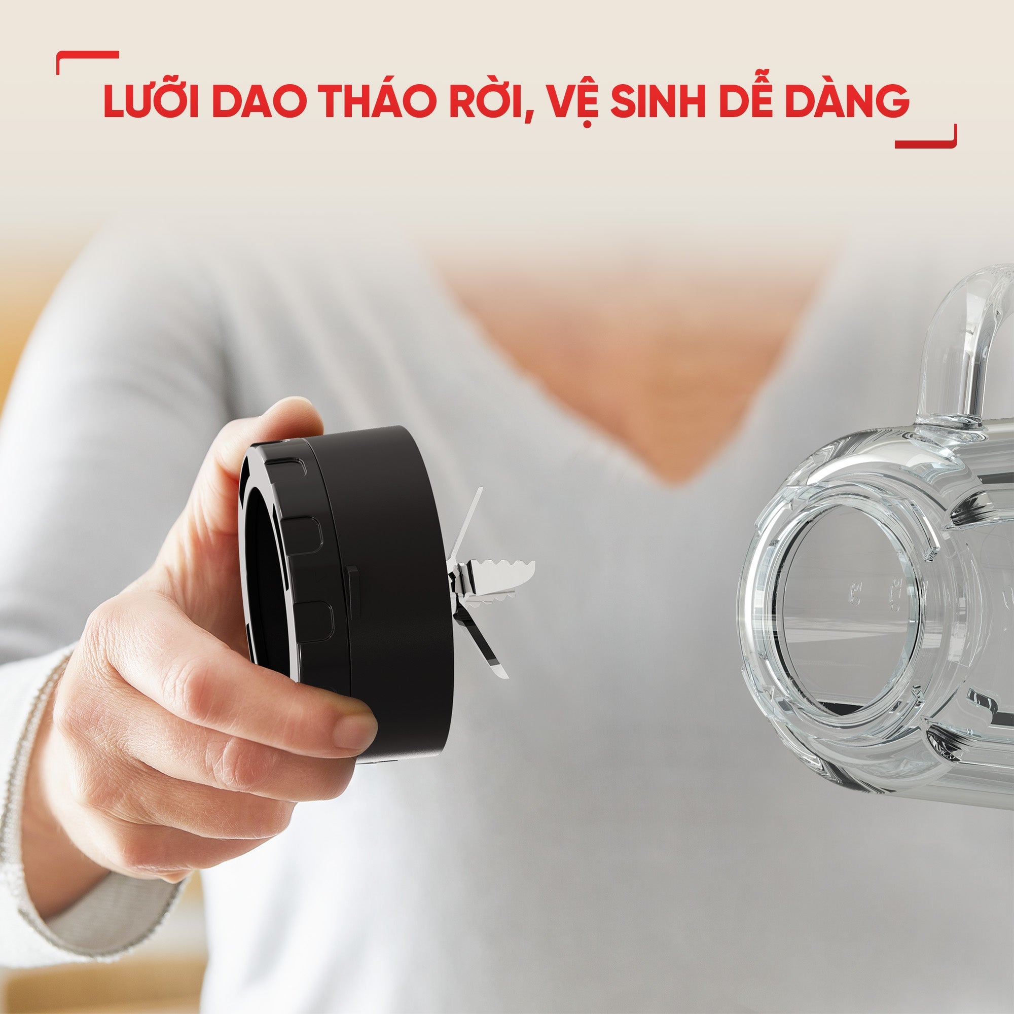 Máy xay sinh tố Tefal PerfectMix BL871D31 - 1200W, cối thủy tinh – ảnh 6