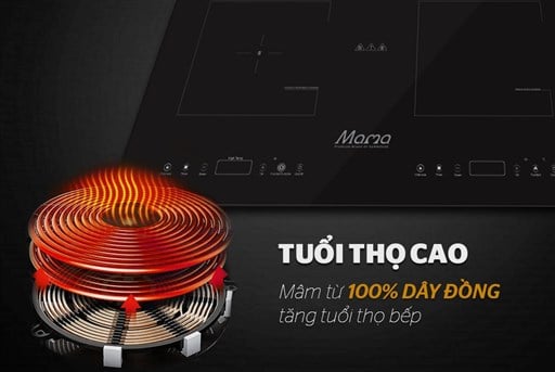 Bếp đôi điện từ hồng ngoại Sunhouse Mama MMB9100VN – ảnh 7