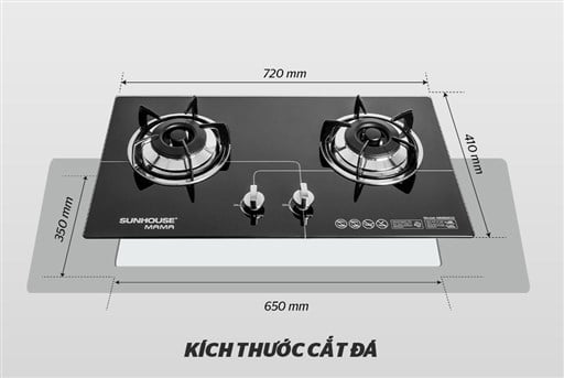 Bếp gas âm kính Sunhouse Mama MMB6632 – ảnh 7