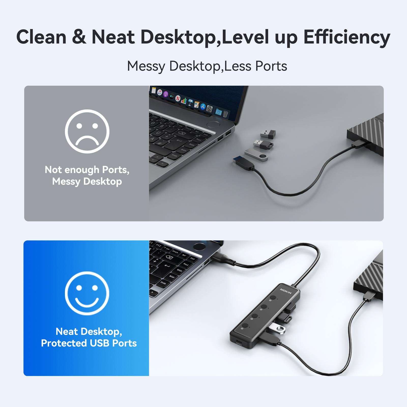 Hub chuyển đổi USB-C Mokin MOUC5708 – ảnh 7