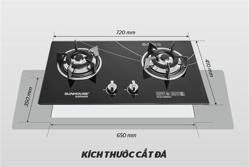 Bếp gas âm kính Sunhouse Mama MMB6633 – ảnh 7