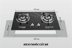 Bếp gas âm kính Sunhouse Mama MMB6633 ảnh 7