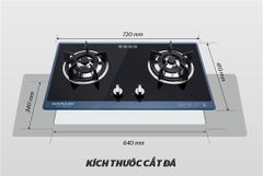 Bếp gas âm kính Sunhouse SHB5548MT ảnh 7