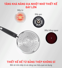 Nồi cán dài/ quánh Tefal Primary 16cm ảnh 6