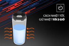 Bình giữ nhiệt biozone 500ML KB-WA500PB nắp màu đen ảnh 6