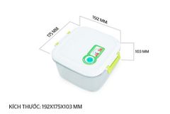 Hộp bảo quản thực phẩm thông minh biozone vuông 2000ML KB-SM2000S1 ảnh 7