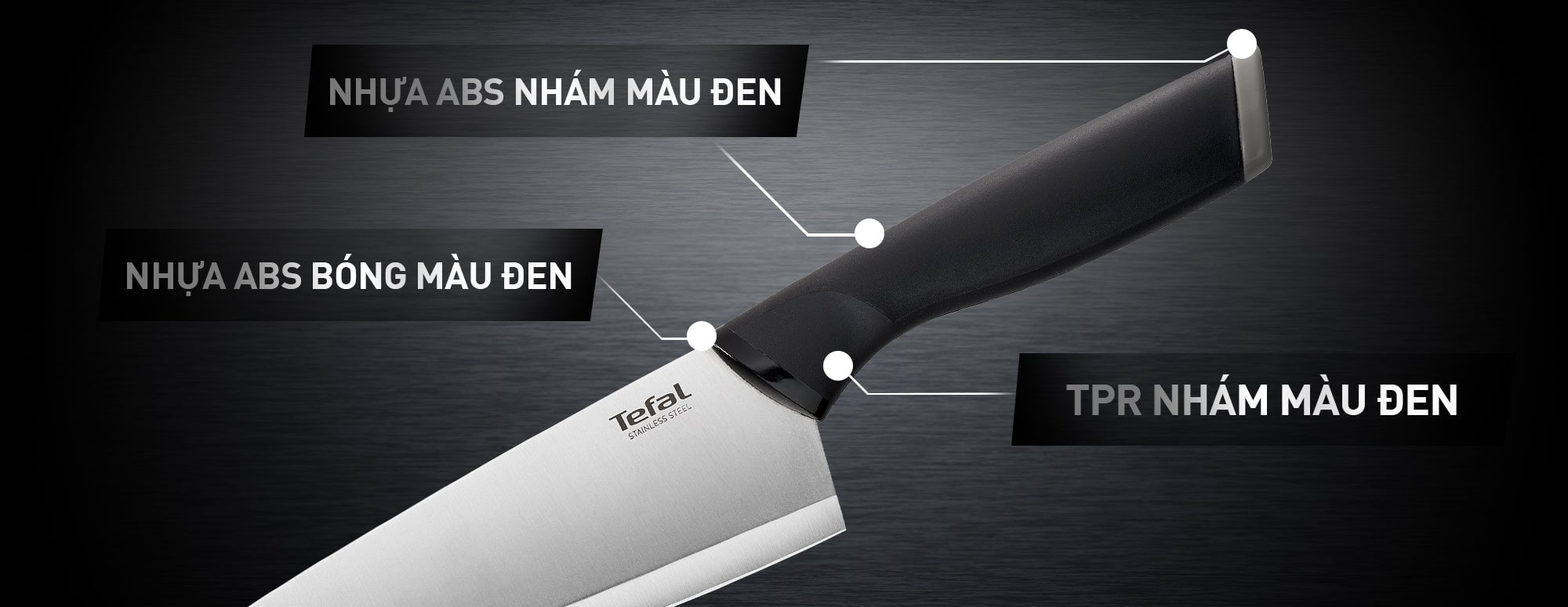 Dao làm bếp Tefal Comfort K2213204 - 20cm – ảnh 6