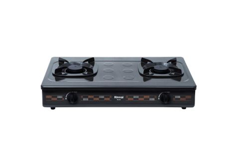 Bếp gas dương Rinnai RV-270(G)N 702mm 2 lò nấu, mặt thép phủ men