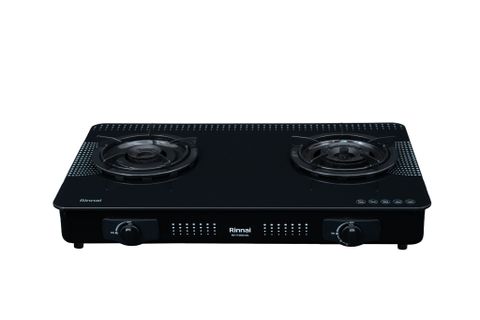 Bếp gas dương Rinnai RV-715Slim(GL-D) 716mm 2 lò nấu, mặt kính cường lực