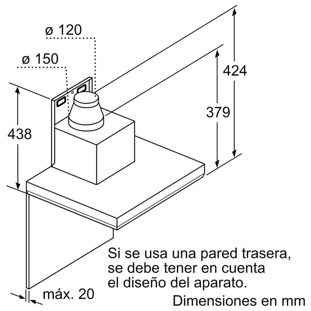 Máy hút mùi Bosch DWB67LM50 Treo Tường Series 6 – ảnh 1