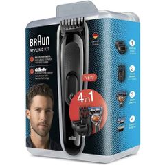 Tông Đơ Cắt Tóc Cạo Râu Braun Styling Kit SK3000 4 in 1 ảnh 5