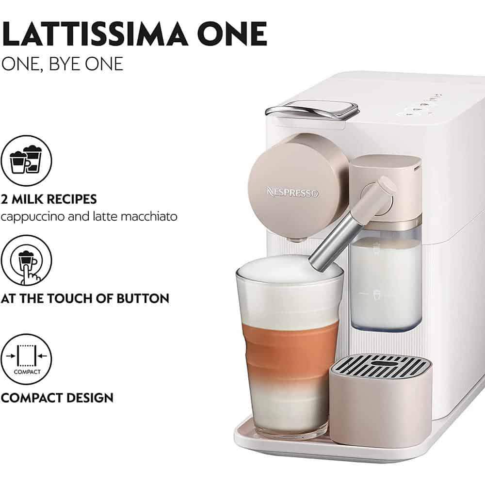 Máy pha cafe viên nén DeLonghi EN510.W Lattissima One – ảnh 7