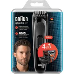 Tông Đơ Cắt Tóc Cạo Râu Braun Styling Kit SK3000 4 in 1 ảnh 4