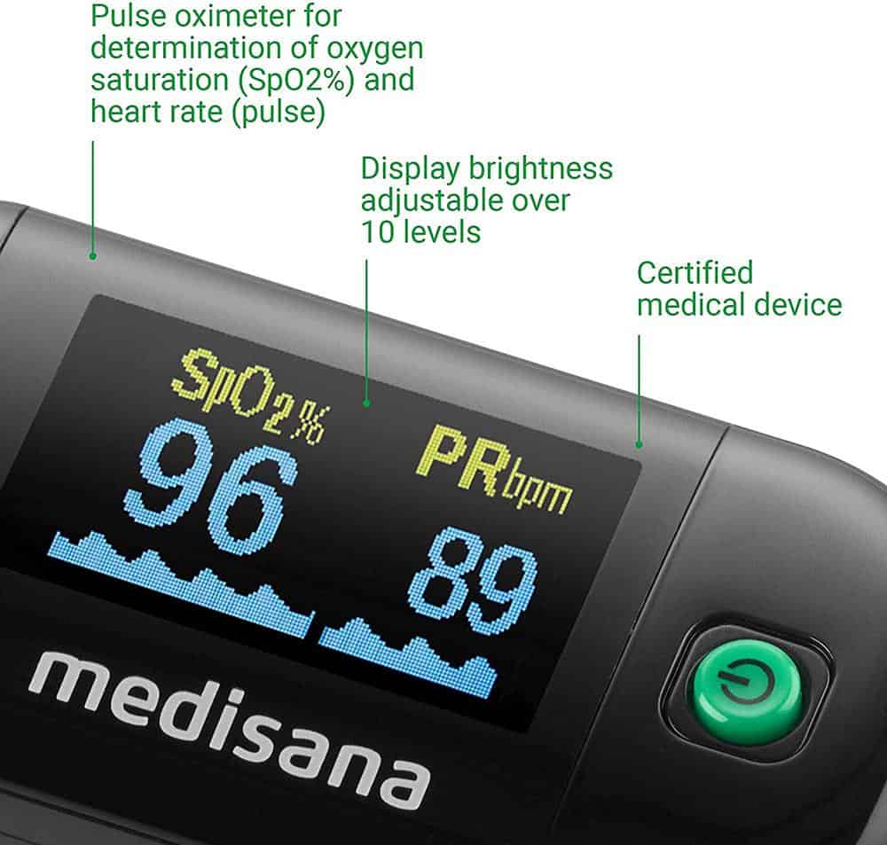 Máy Đo Oxi Xung Medisana PM 100 Màu Đen 79455 – ảnh 6