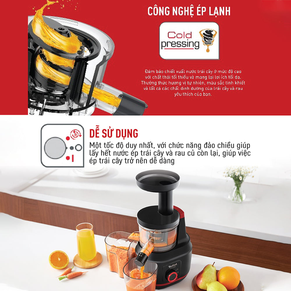 Máy ép chậm Tefal ZC150838 150W – ảnh 2