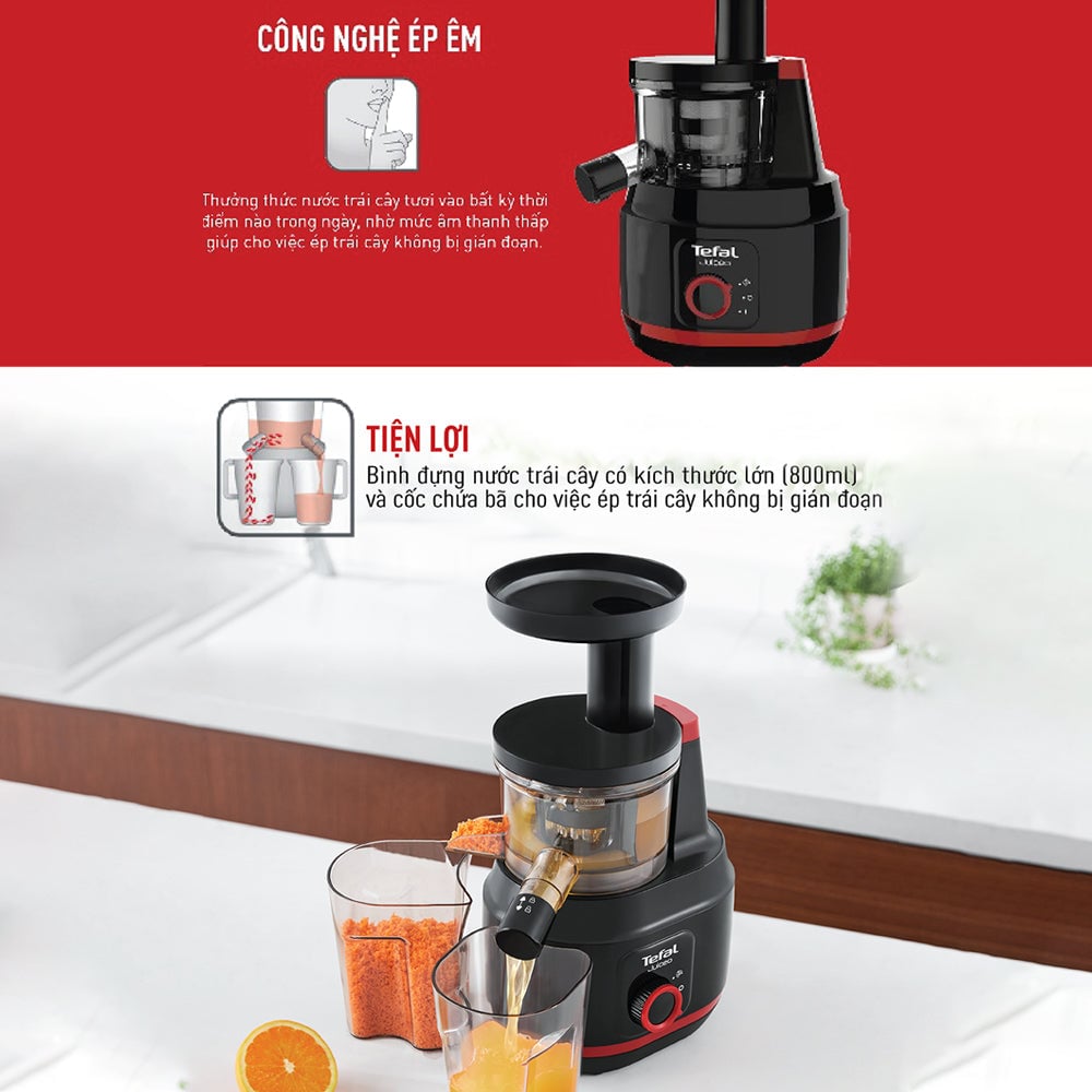 Máy ép chậm Tefal ZC150838 150W – ảnh 3