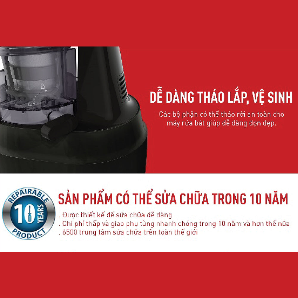 Máy ép chậm Tefal ZC150838 150W – ảnh 4