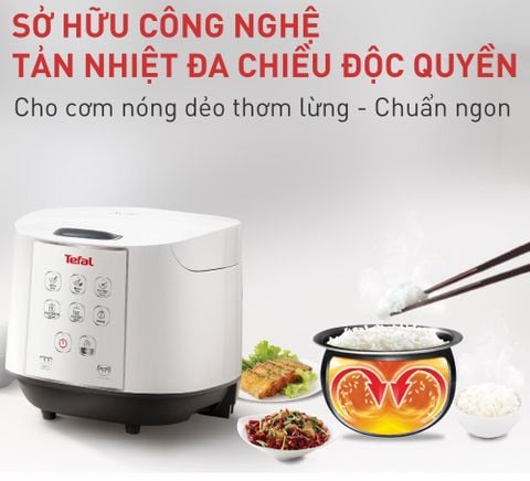 Nồi cơm điện tử Tefal Easy Rice RK732168 - 1.8L