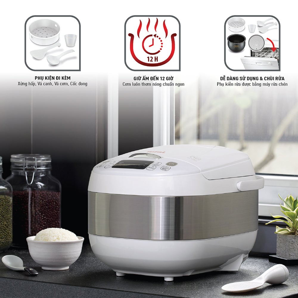 Nồi cơm điện tử Tefal RK752168 - 1.8L – ảnh 4