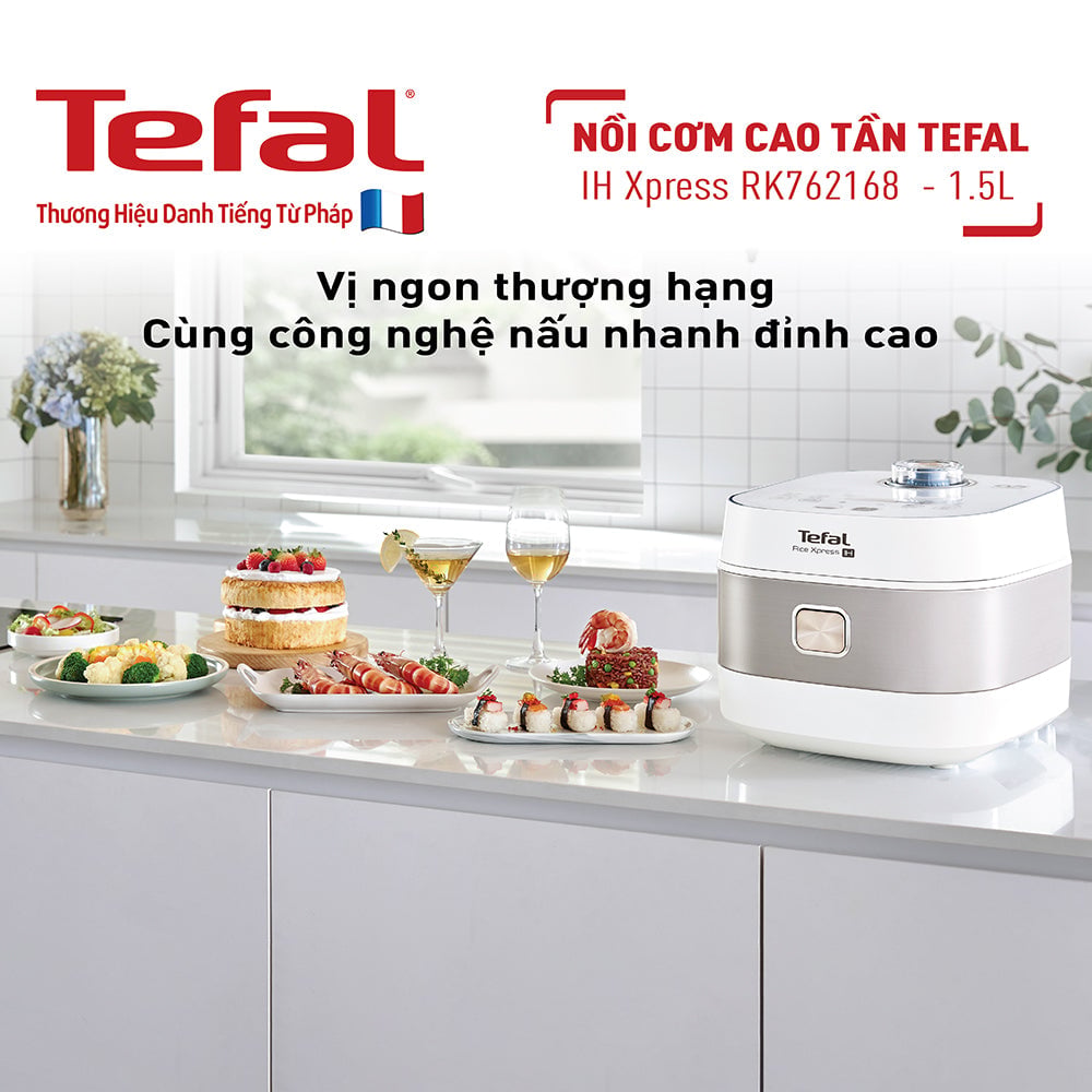 Nồi cơm cao tần Tefal IH Express RK762168 - 1.5L