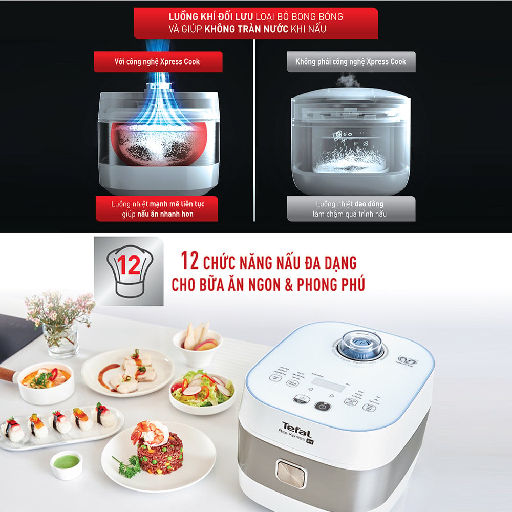 Nồi cơm cao tần Tefal IH Express RK762168 - 1.5L – ảnh 3
