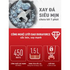 Máy xay sinh tố Tefal Blendeo+ BL2C1166 - 450W ảnh 2