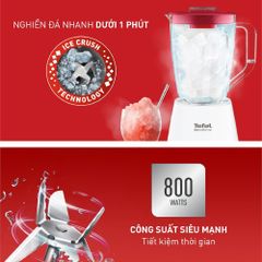 Máy xay sinh tố Tefal Blendforce Piano BL477566 - 800W - Đỏ ảnh 3