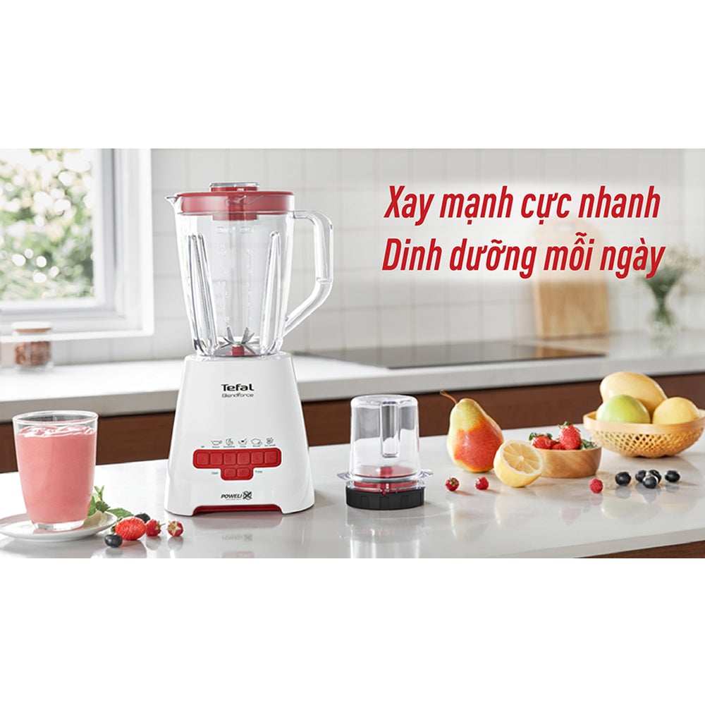 Máy xay sinh tố Tefal Blendforce Piano BL477566 - 800W - Đỏ – ảnh 5