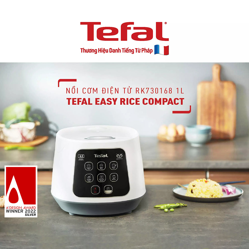 Nồi cơm điện tử Tefal Easy Rice Compact RK730168 -1L