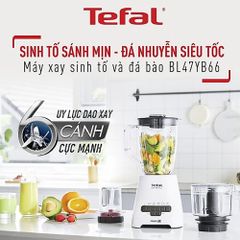 Máy xay sinh tố Tefal BlendForce+ Piano BL47YB66- 800W- Xám - cối xay XL