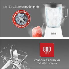 Máy xay sinh tố Tefal BlendForce+ Piano BL47YB66- 800W- Xám - cối xay XL ảnh 3