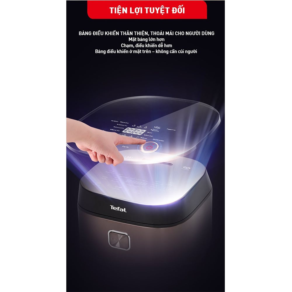 Nồi cơm điện tử Tefal Delirice Plus RK776968 - 1.8L - Đồng – ảnh 4