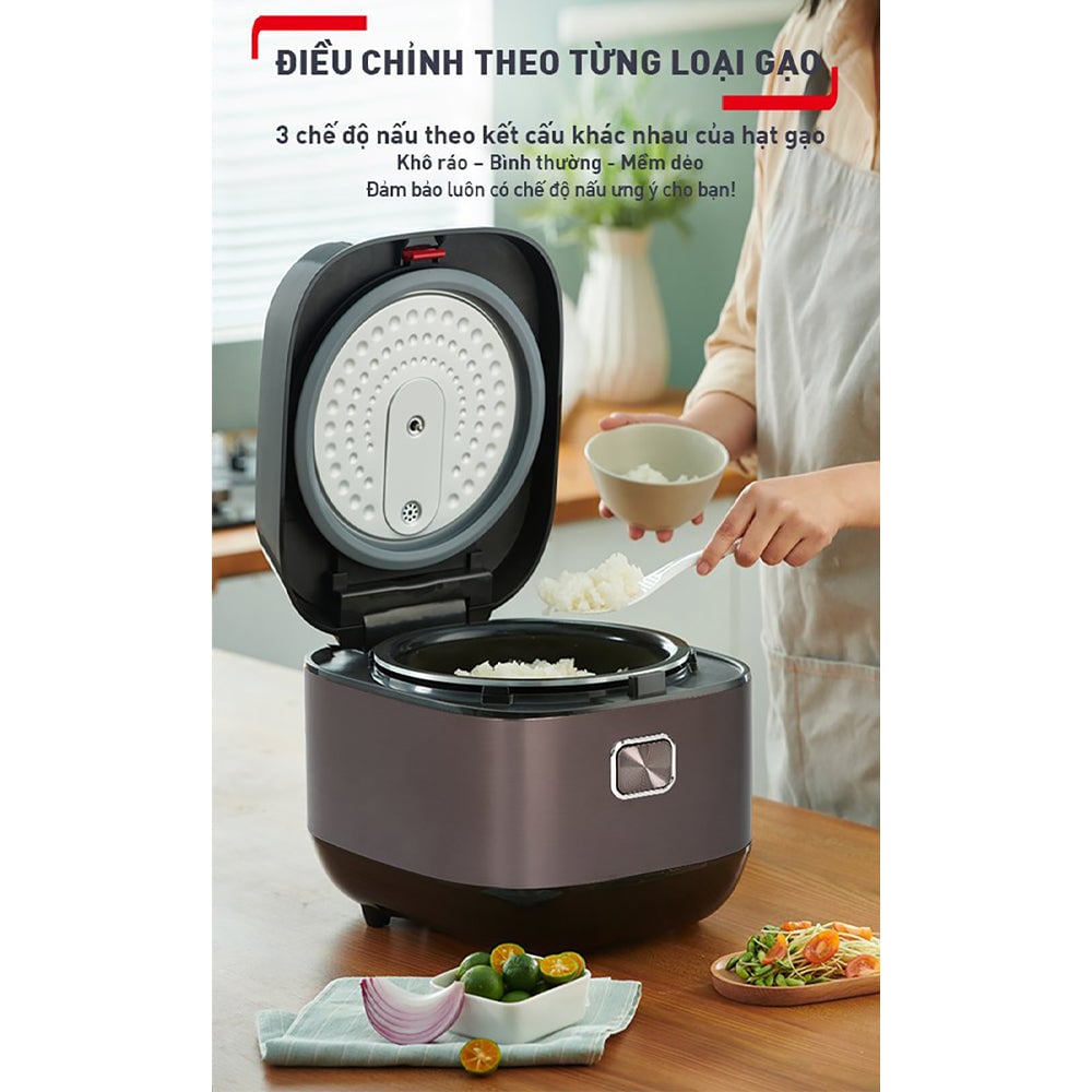 Nồi cơm điện tử Tefal Delirice Plus RK776968 - 1.8L - Đồng – ảnh 2