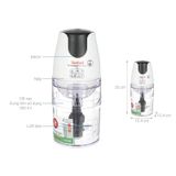  Máy xay thực phẩm Tefal MB450B38 - 500W, 500mL 