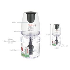 Máy xay thực phẩm Tefal MB450B38 - 500W, 500mL ảnh 4
