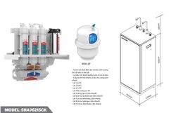 Máy lọc nước r.o nóng lạnh Sunhouse SHA76215CK ảnh 4