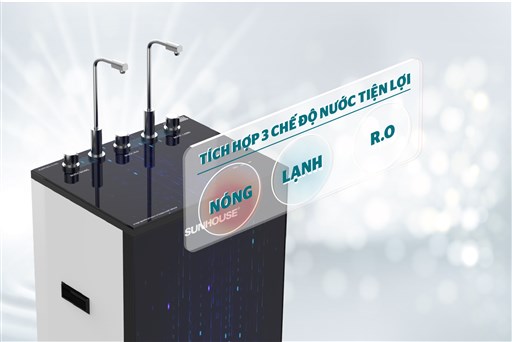 Máy lọc nước r.o nóng lạnh Sunhouse SHA76215CK – ảnh 8