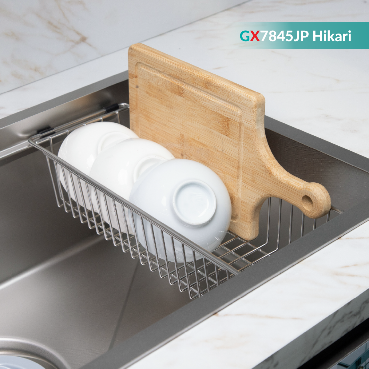 Chậu rửa bát GX7845JP Hikari – ảnh 5