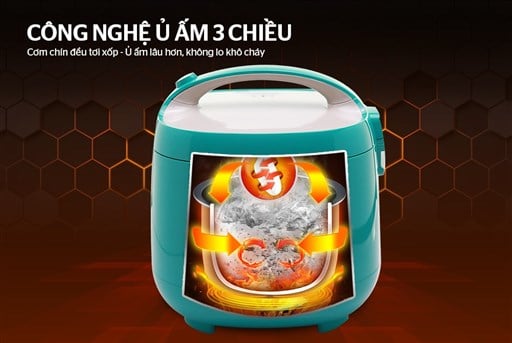 Nồi cơm điện 1.8L Sunhouse Mama SHD8652G – ảnh 8