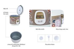 Nồi cơm điện 1.8L Sunhouse SHD8616 ảnh 8