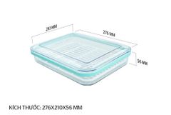 Hộp bảo quản thực phẩm ngăn đông biozone 1800ML KB-FR1800S ảnh 7