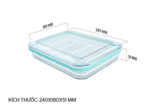 Hộp bảo quản thực phẩm ngăn đông biozone 1200ML KB-FR1200S – ảnh 7
