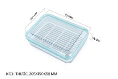 Hộp bảo quản thực phẩm ngăn đông biozone 1000ML KB-FR1000S ảnh 7